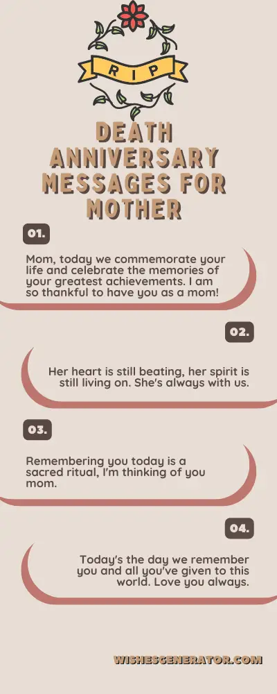 53 Death Anniversary Messages For Mother